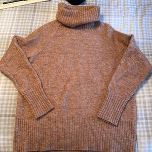 Aritzia babaton camel turtleneck